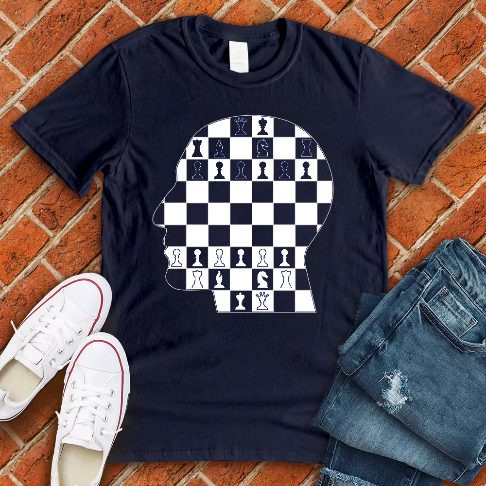 Stor mængde Umulig Monumental Chess Board Art T-shirt