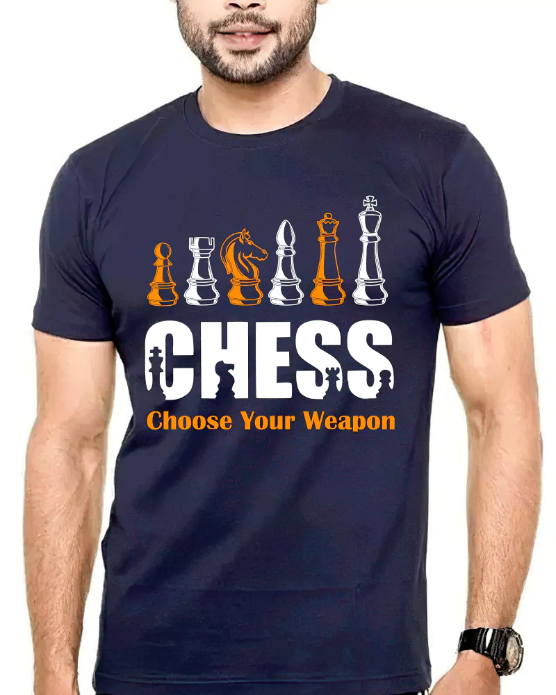 Choose Your Weapon Chess T-shirt