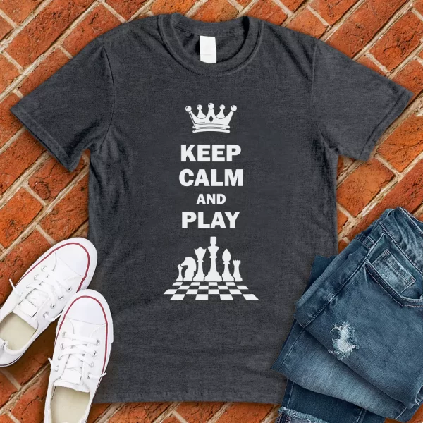 keep calm and play chess T-shirt