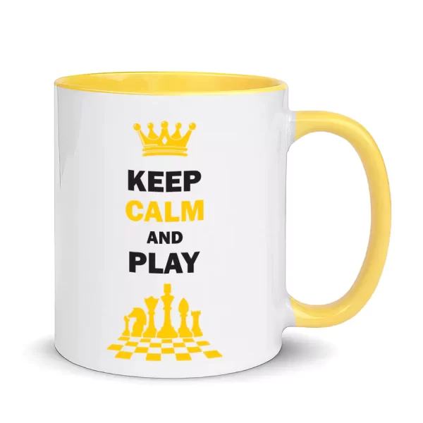 Caneca Xadrez - Keep Calm And Play Chess