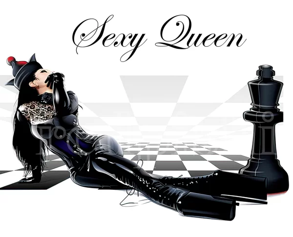 Sexy Queen Chess T Shirt