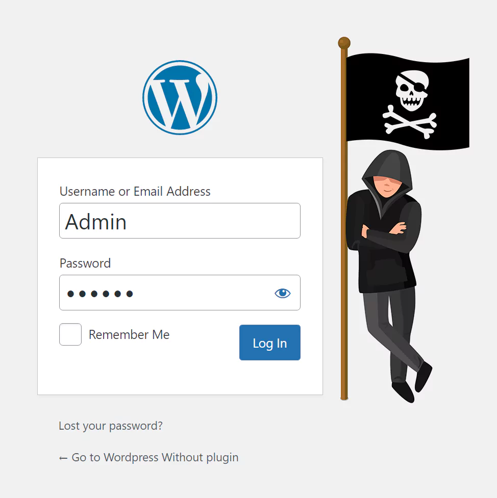 Brute force attack to WordPress