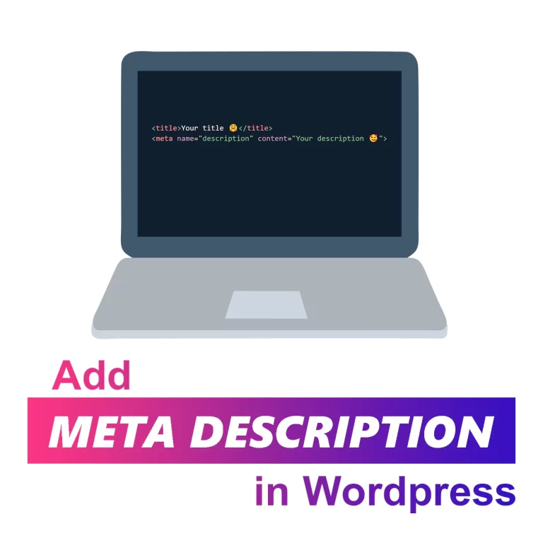 add meta description in wordpress without plugin