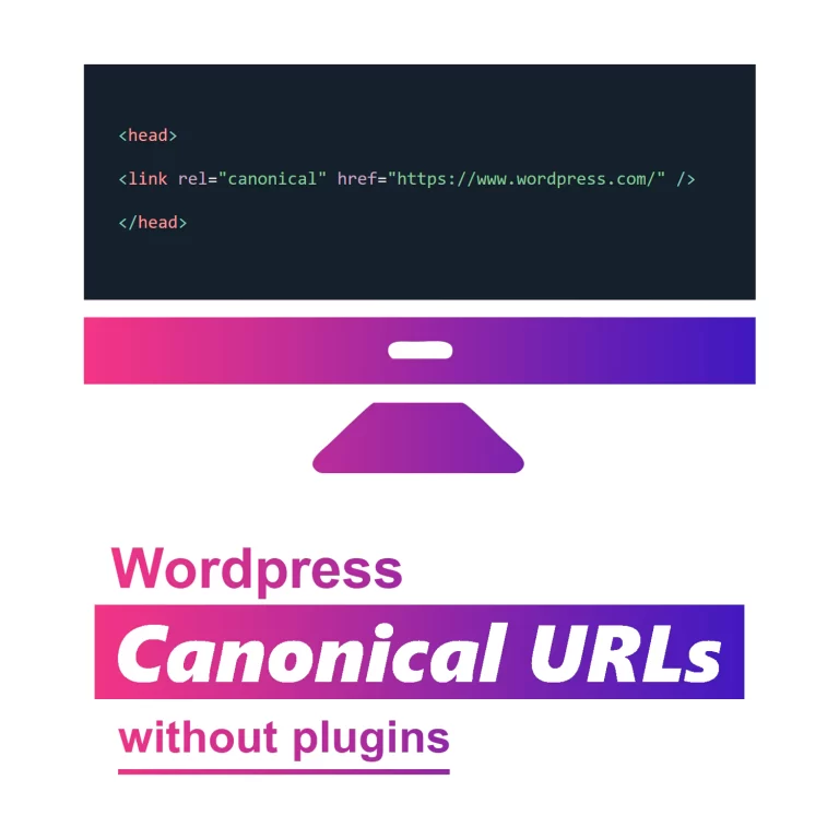 how to add canonical tag in Wordpress without plugin