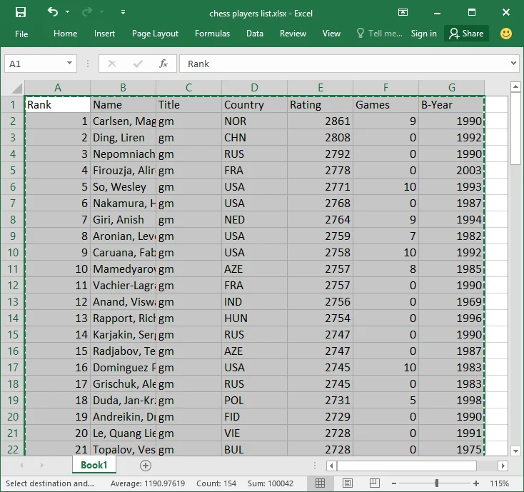 Transfer table from Excel to WordPress