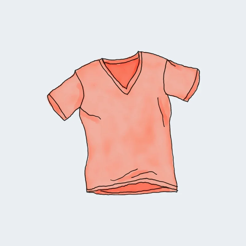 red t shirt for WordPress image compression