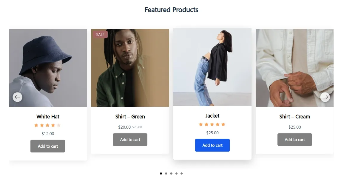 Woocommerce Product Carousel Slider Without Plugins