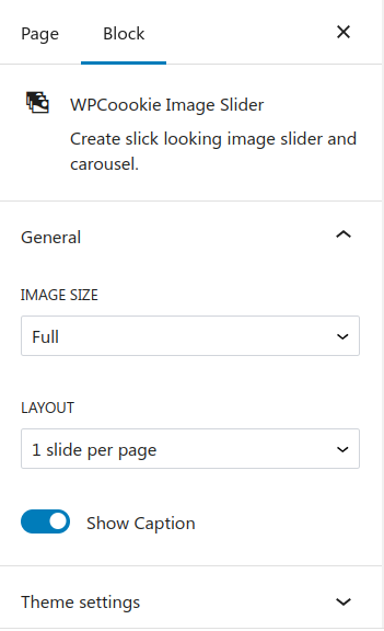 custom image slider setting 2